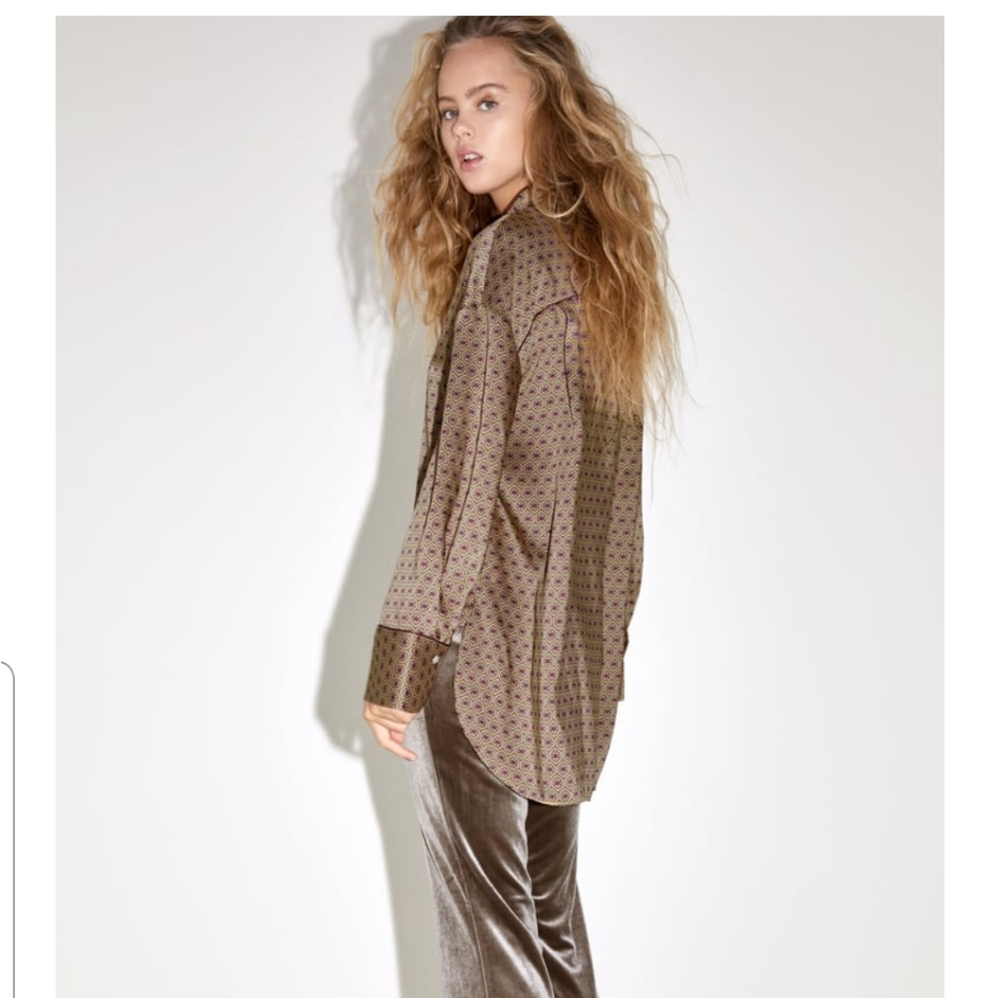 ZARA Pajama Shirt